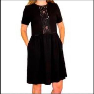 Wilfred black dress with pockets